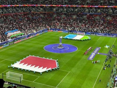 برتری قطر برابر ازبکستان در نیمه اول