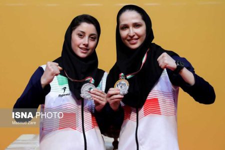 مدال نقره ای با عیار طلا برگ زرینی دیگر در تاریخ بدمینتون دختران ایران
