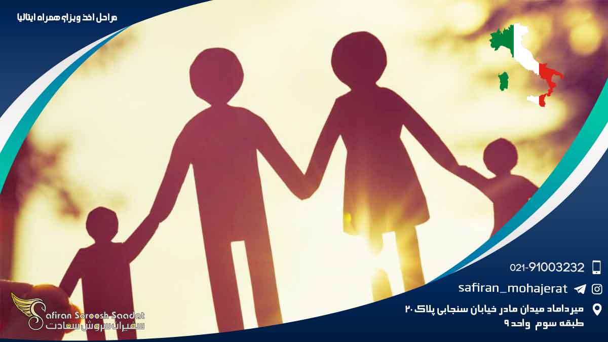 مراحل اخذ ویزای همراه ایتالیا