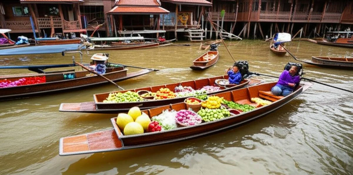 آشنایی با بازارهای شناور تایلند