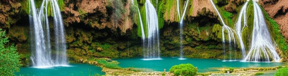 آبشارهای سیمک در کرمان