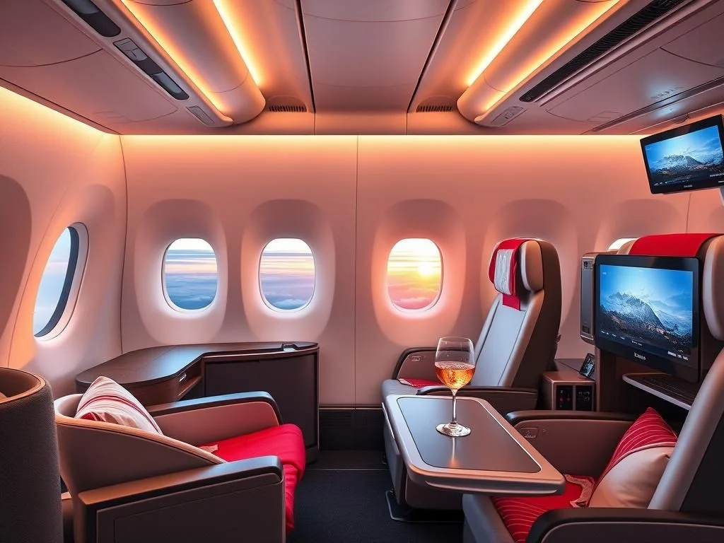 آشنایی با پرواز بیزینس کلاس شرکت هواپیمایی آسترین ایرلاینز (Austrian Airlines Business class)