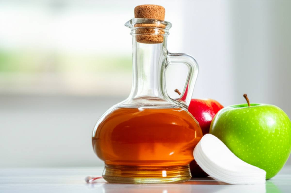 درمان زگیل تناسلی با سرکه سیب