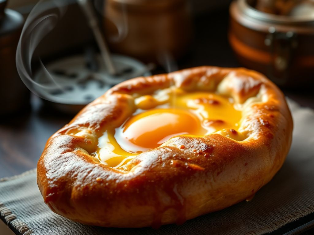 آجارولی خاچاپوری گرجی – طرز تهیه کامل خاچاپوری قایقی